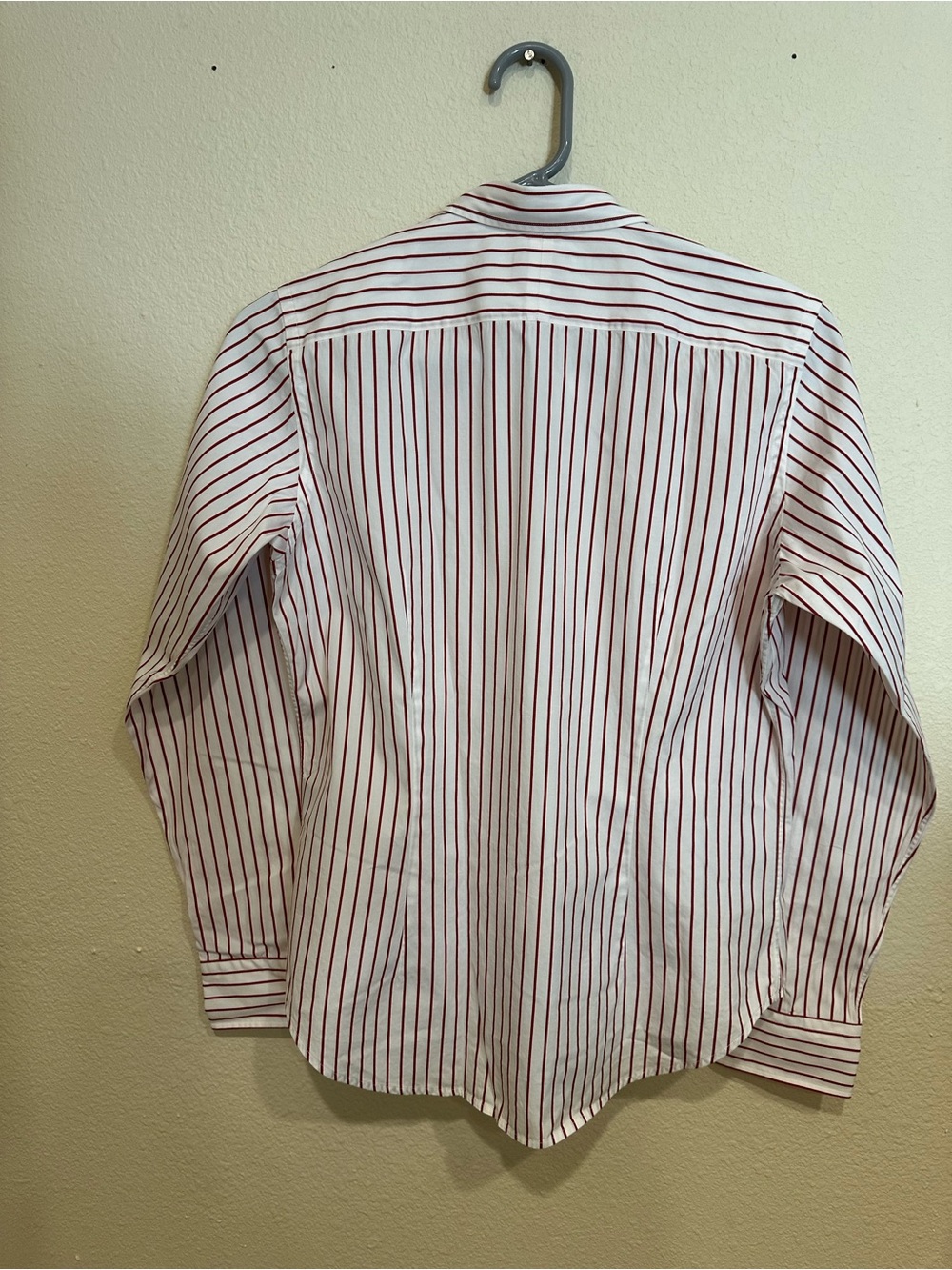 Ralph Lauren Women’s Blouse with Red and White Stripes—Size 10 - Picture 6 of 7